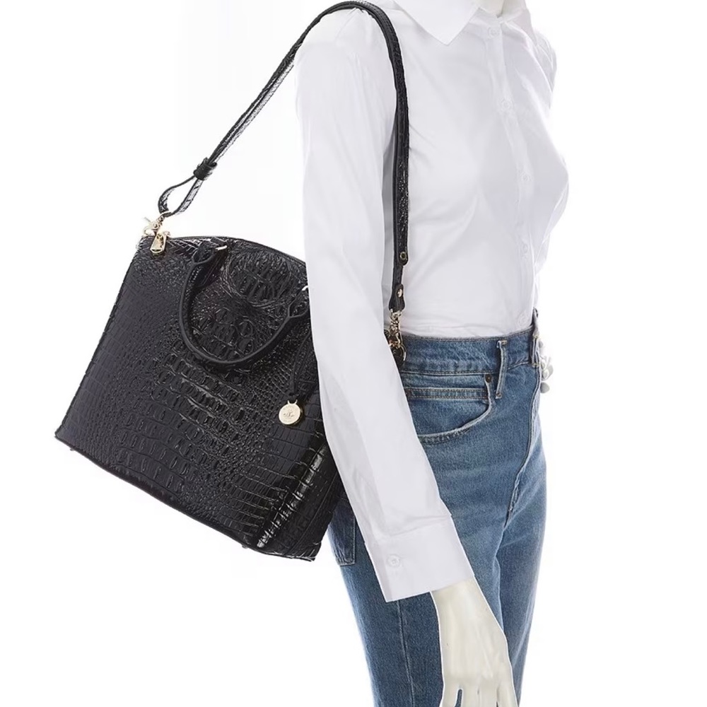 Large black duxbury Brahmin bag